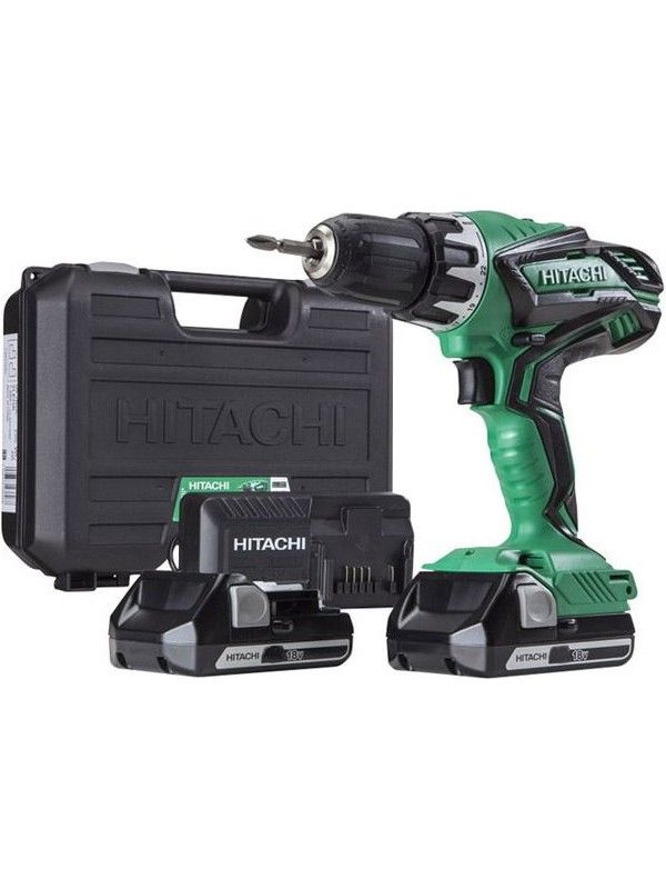 Hitachi DV18DJL 18Volt/1.5Ah Li-ion Çift Akülü Profesyonel Darbeli Matkap