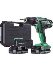 Hitachi DV18DJL 18Volt/1.5Ah Li-ion Çift Akülü Profesyonel Darbeli Matkap