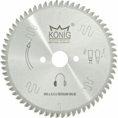 König Alüminyum ve Pvc Daire Testere  300*3,2*30z96