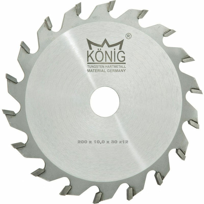 König Elmas Uçlu Kanal Testeresi 200x9mm z18