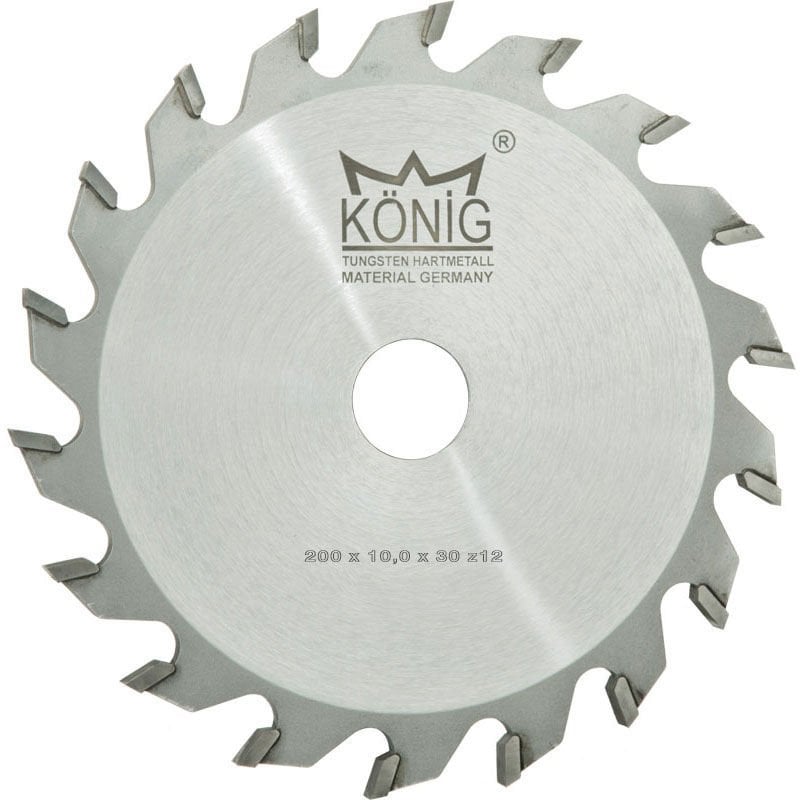 König Elmas Uçlu Kanal Testeresi 200x6mm z18