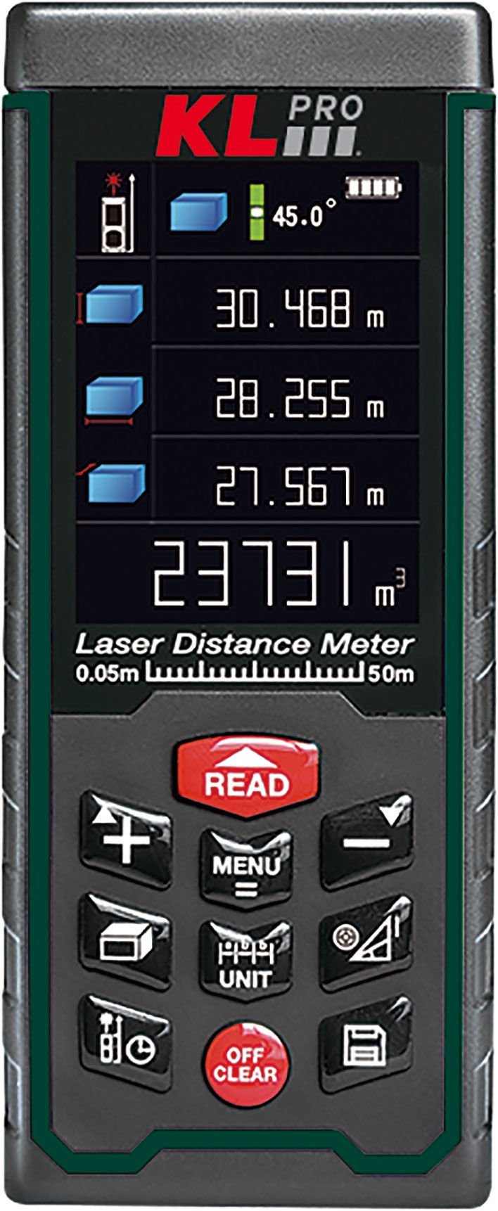 KLPRO KLLZM120B 120M Profesyonel Bluetooth Kameralı Lazermetre