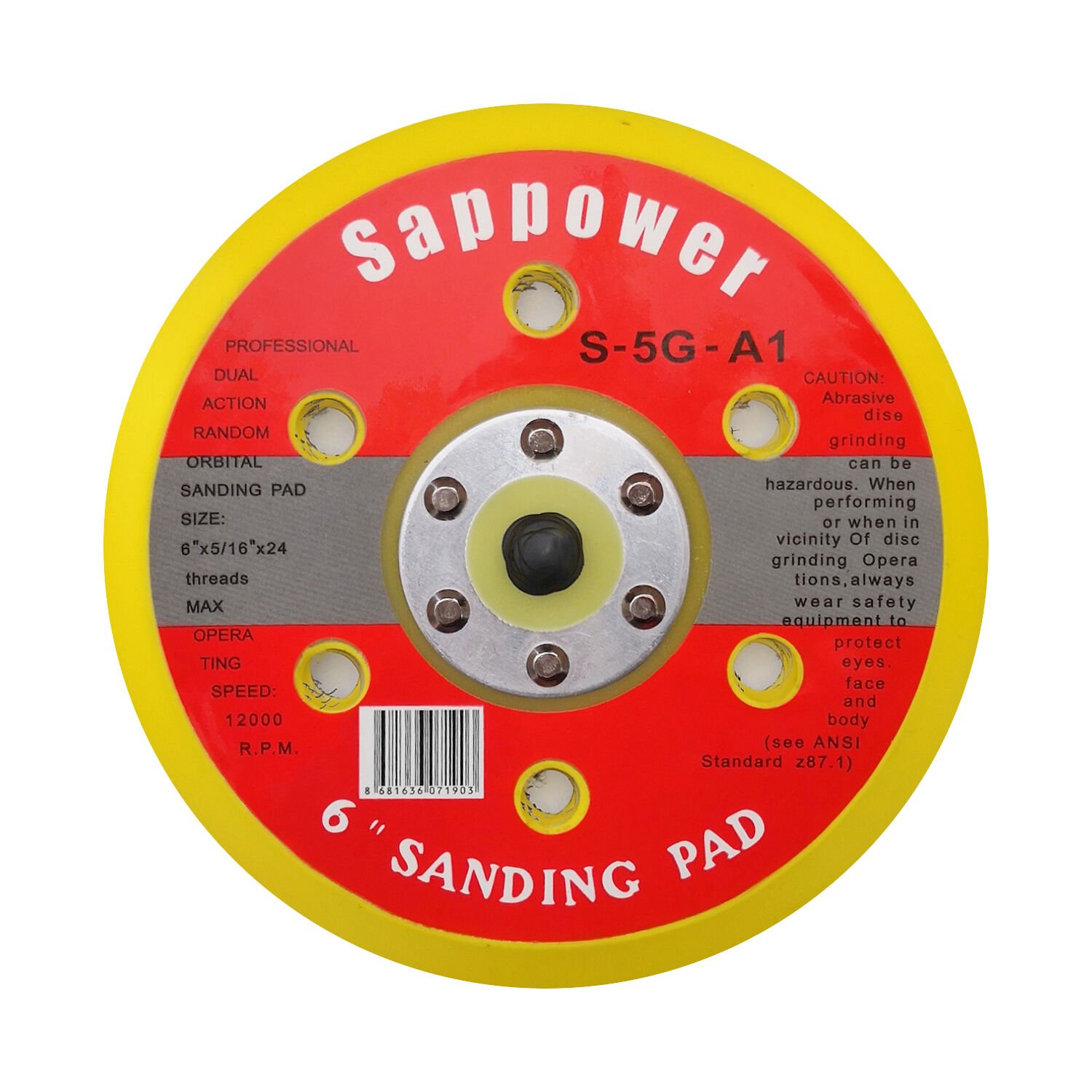 Sappower Orbital Zımpara Tabanı 150mm S-5G-A1