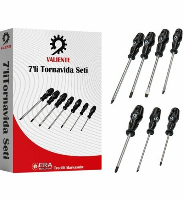 Valıente Tornavida Seti 7 parça