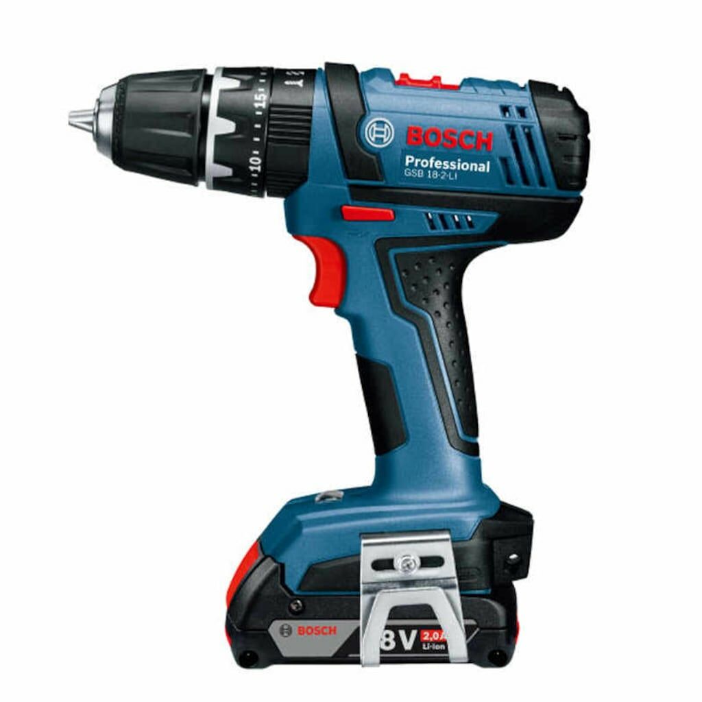 Bosch Professional GSB 18-2-Li 18V 2Ah Çift Akülü Darbeli Matkap Vidalama