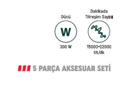 KLPRO KLM T305 Elektrikli Çok Amaçlı Multi Makine 300W