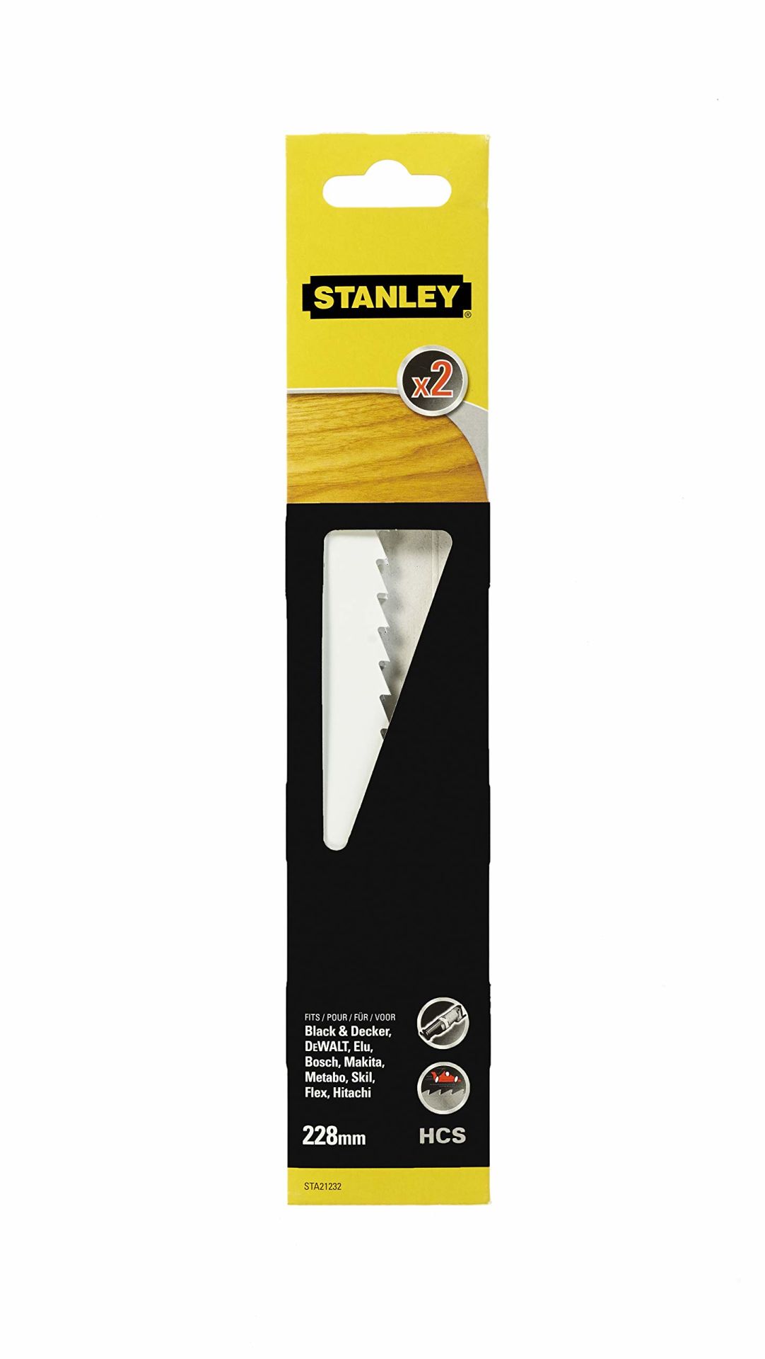 Stanley STA21232 HCS 228mm Hızlı Kesim Tilki Kuyruğu Bıçağı