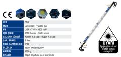 MERCURE MC-6856  Şarjlı Led  Kaput Feneri
