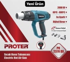 PROTER PR 2370 DX Sıcak Hava Tabancası