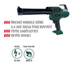 KLPRO Klst18E-00  18 Volt Akülü Şarjlı Silikon Tabancası Aküsüz Solo