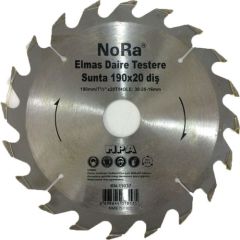 NoRa KN-11042 Elmas Uçlu Sunta Kesme Daire Testere 180x20