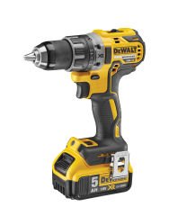Dewalt DCD791P2 18V/5Ah Çift Akülü Darbesiz Matkap Vidalama