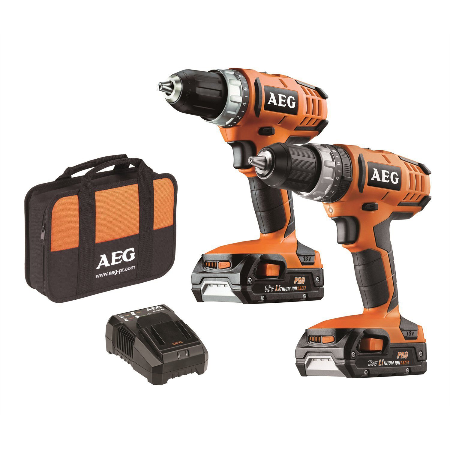 AEG Bs 18 G2 + Bsb 18 G2 - 2 Akülü Vidalama Seti (Jp2b18 Lı-152B)