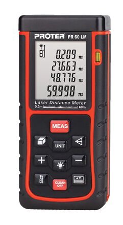 Proter Pr 60 Lm Ölçüm Cihazı Lazer Metre 60Mt