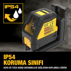 Dewalt DCLE14201RB-XJ Çizgi Lazer Kırmızı