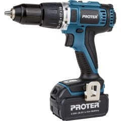 Proter Pst 340 Ld Çift Akülü Şarjlı Darbeli Matkap