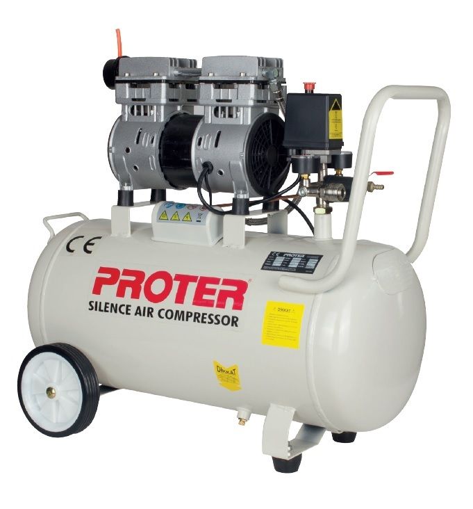 Proter Pr 40 Litre 750w. Yağsız Sessiz Hava Kompresörü
