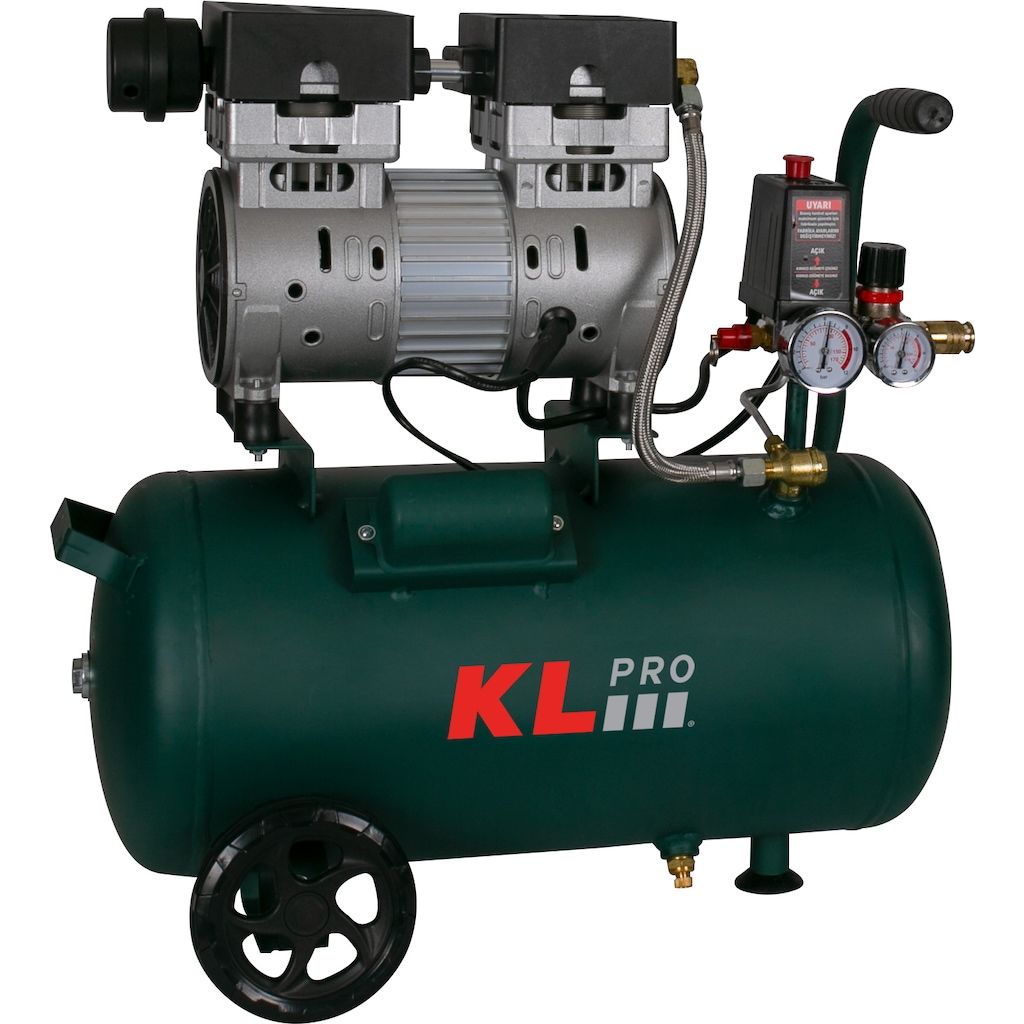 KLPRO KLK25S 24LT Yağsız Sessiz Kompresör 25 Litre