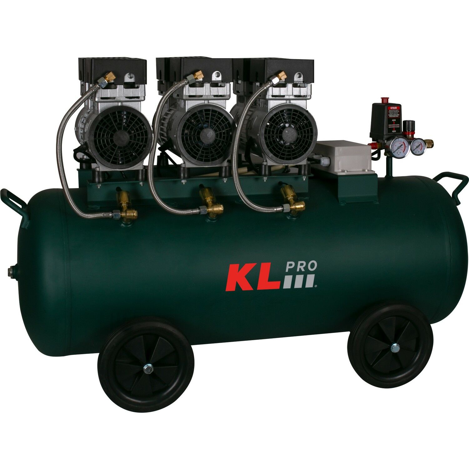 KLPRO KLK103S 100 LT Yağsız Sessiz Kompresör 100 Litre