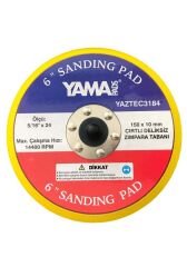 Yama Cırtlı Deliksiz Eksantirik Zımpara Tabanı 150X10 Mm 6''