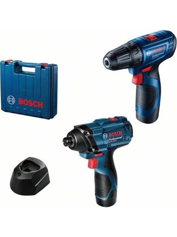 Bosch GSR 120-LI Akülü Vidalama + GDR 120-LI Somun Sıkma Makinesi