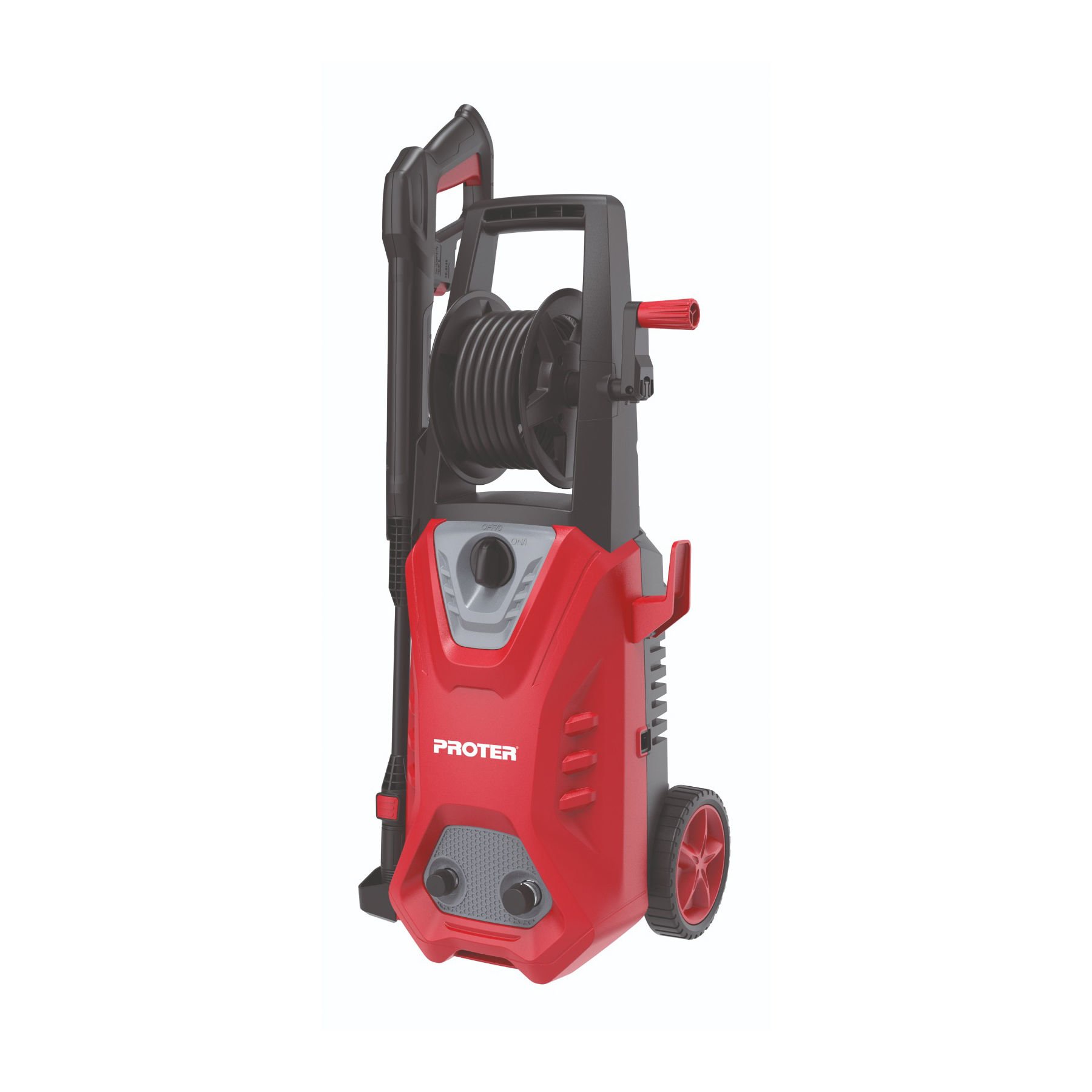 Proter PR 2550 CW Makaralı Köpüklü Basınçlı Oto Yıkama Makinesi 2100W 160 Bar